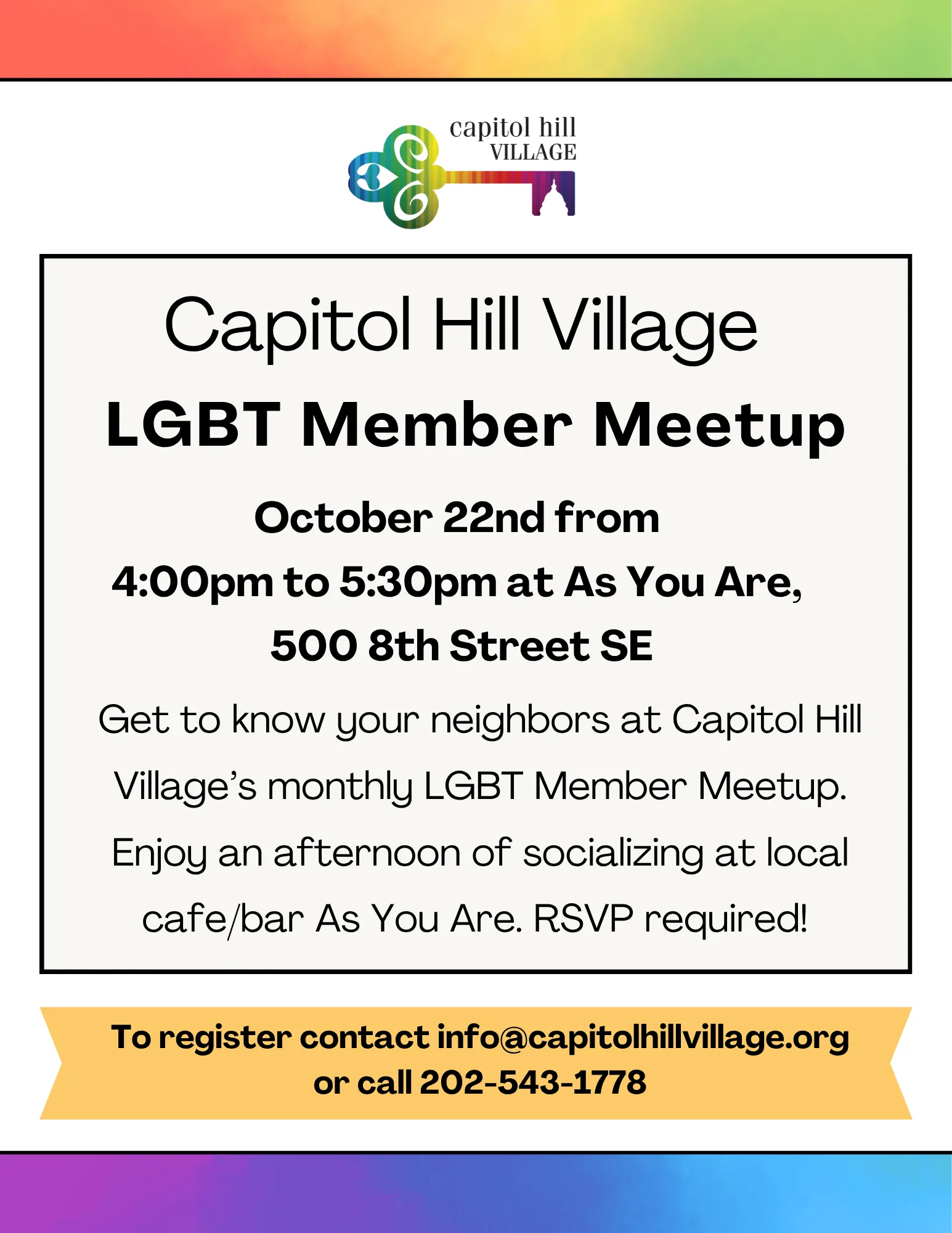 Version 2 LGBT Member Meet Up Flyer Version 2 LGBT Member Meet Up Flyer